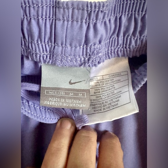 Nike Retro Unlined Athletic Shorts Purple Orange Size Medium - Picture 4 of 5